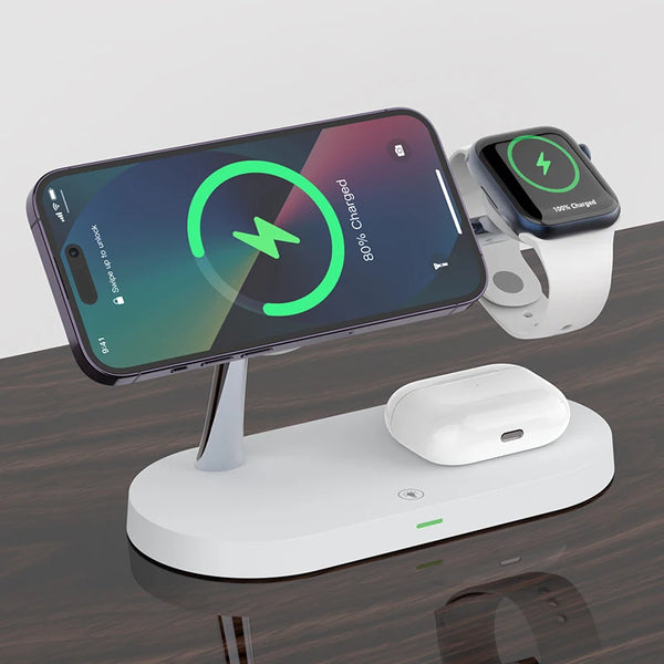 3 in 1 Wireless Fast Charging Station